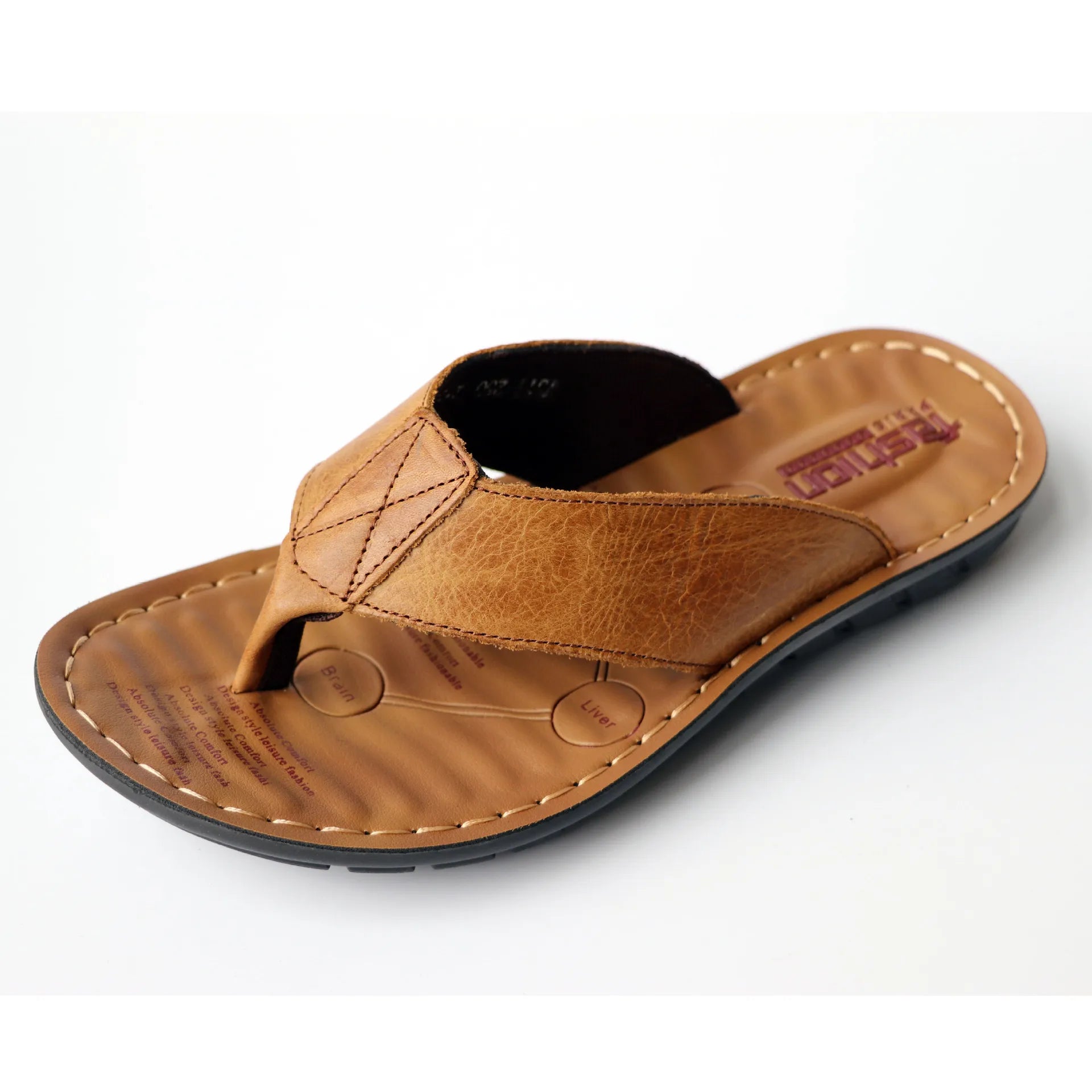 Leather Men's Flip Flops