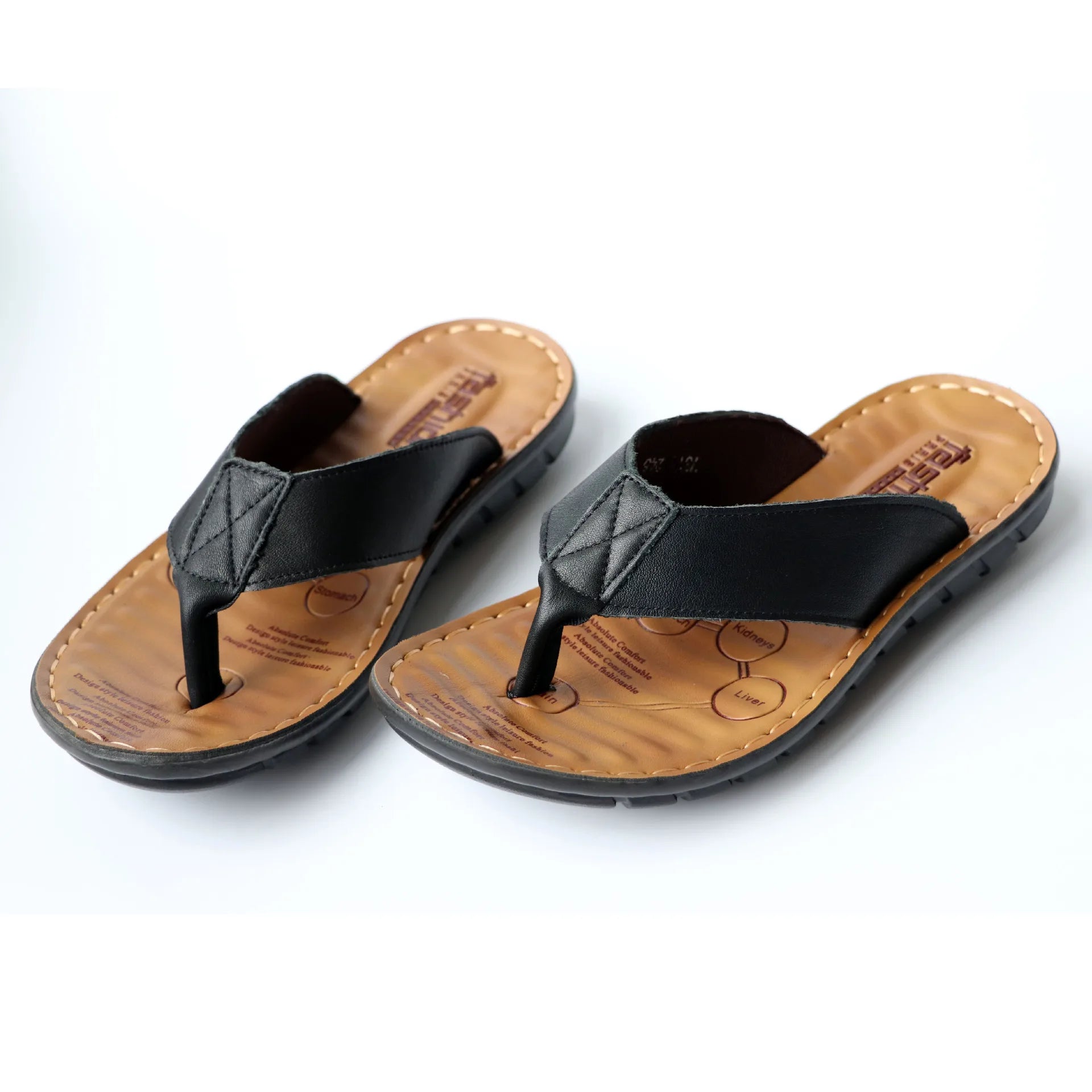 Leather Men's Flip Flops